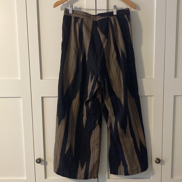 Matter Print Wide-leg Cropped Pants - Picture 4 of 5
